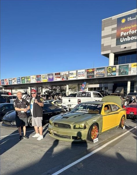 Ken with the Super Bee outside SEMA 2024